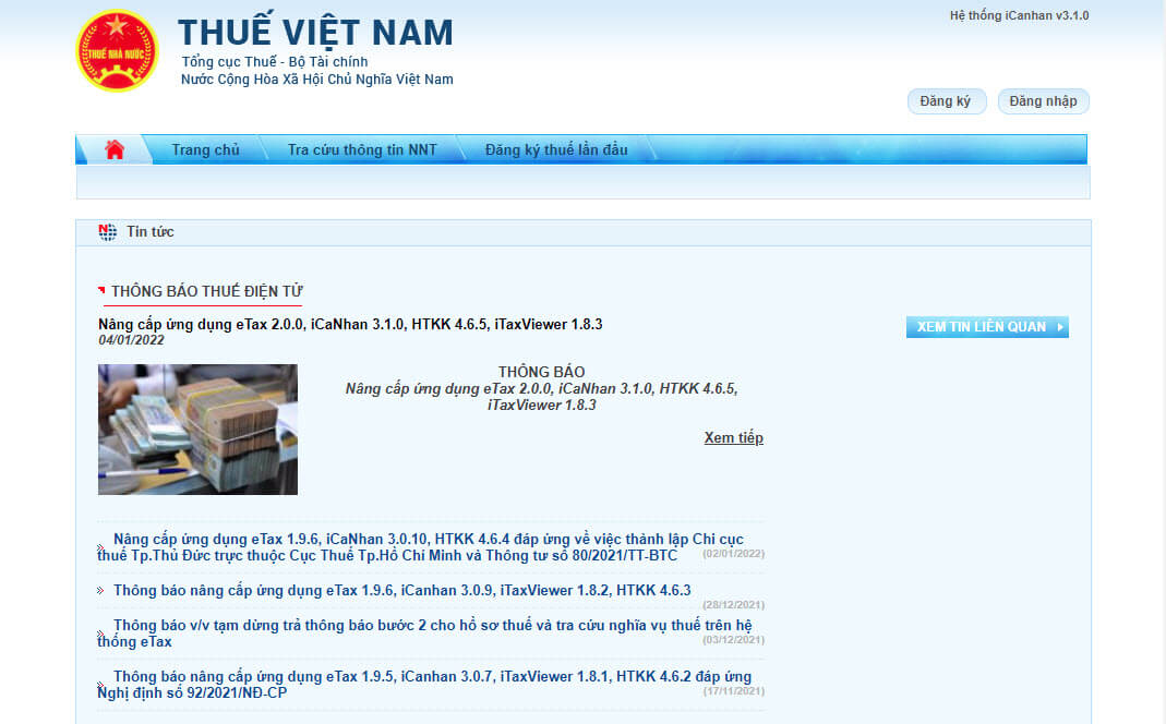 tra cứu MST người phụ thuộc