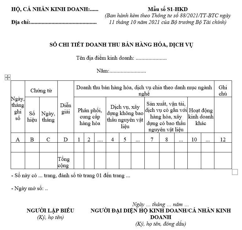 Mẫu S1-HKD